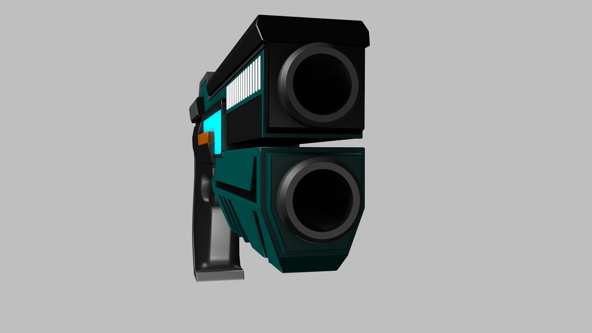 Sci Fi Gun 3D model_4