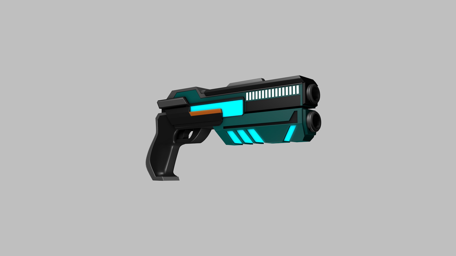 Sci Fi Gun 3D model_8