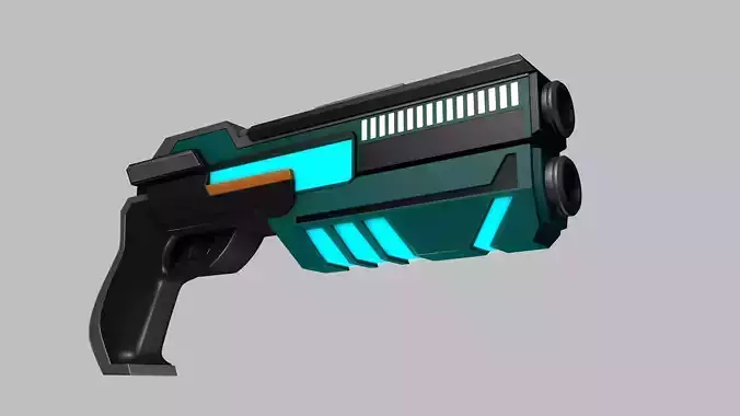 Sci Fi Gun 3D model