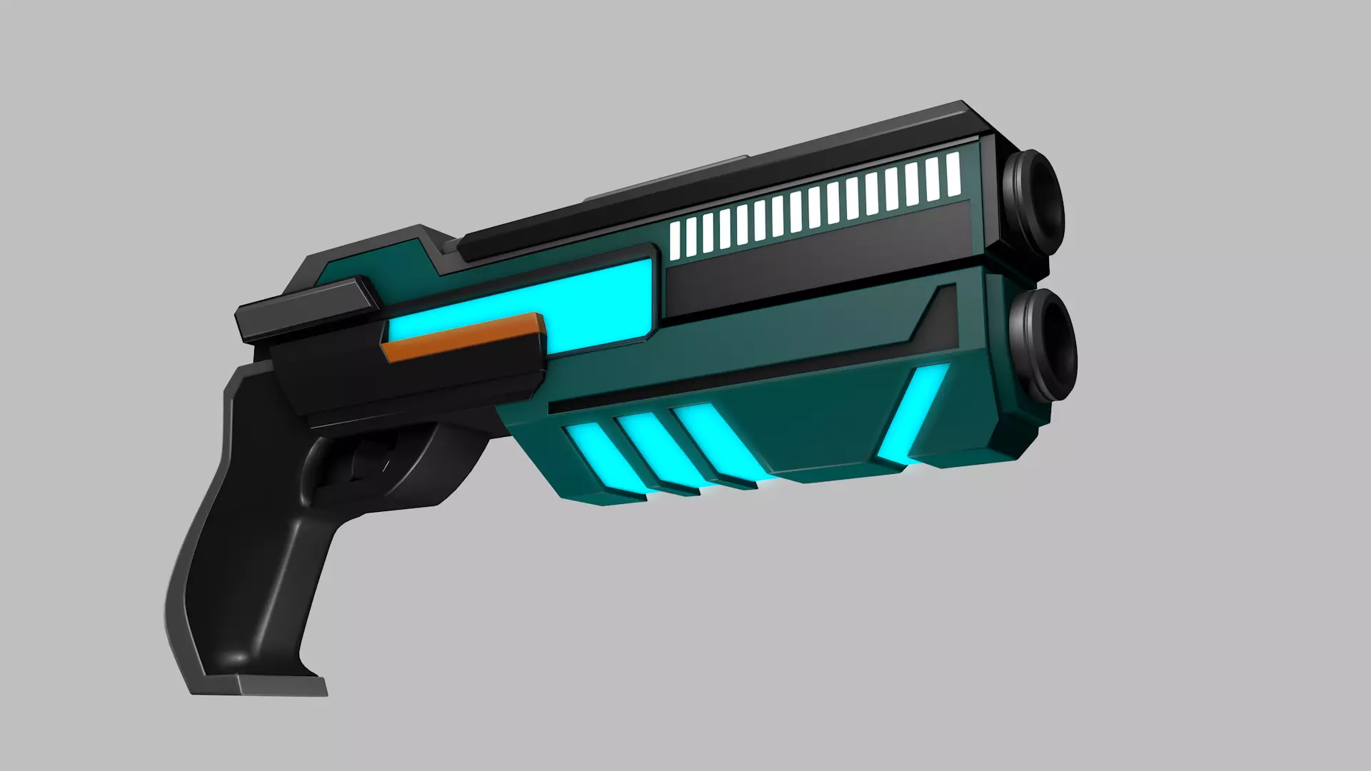 Sci Fi Gun 3D model_0