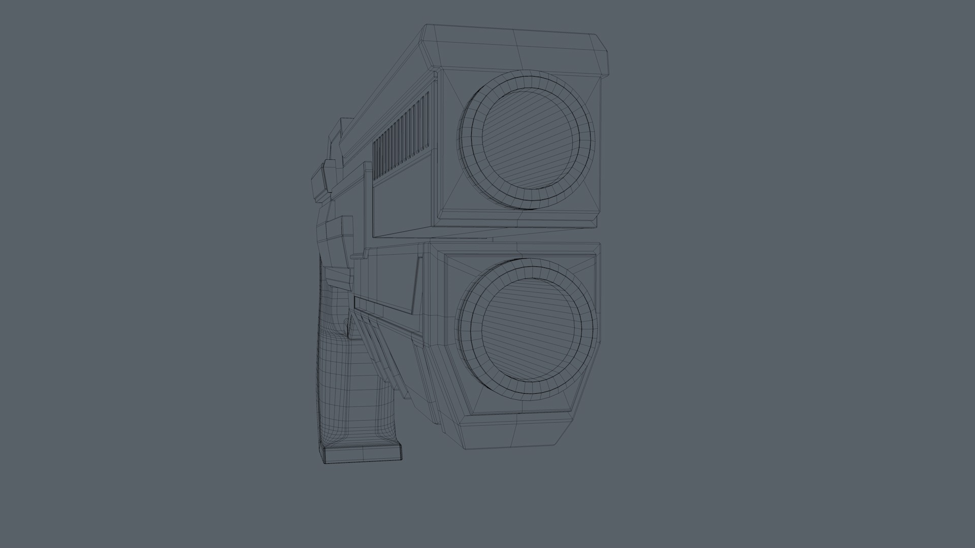 Sci Fi Gun 3D model_15