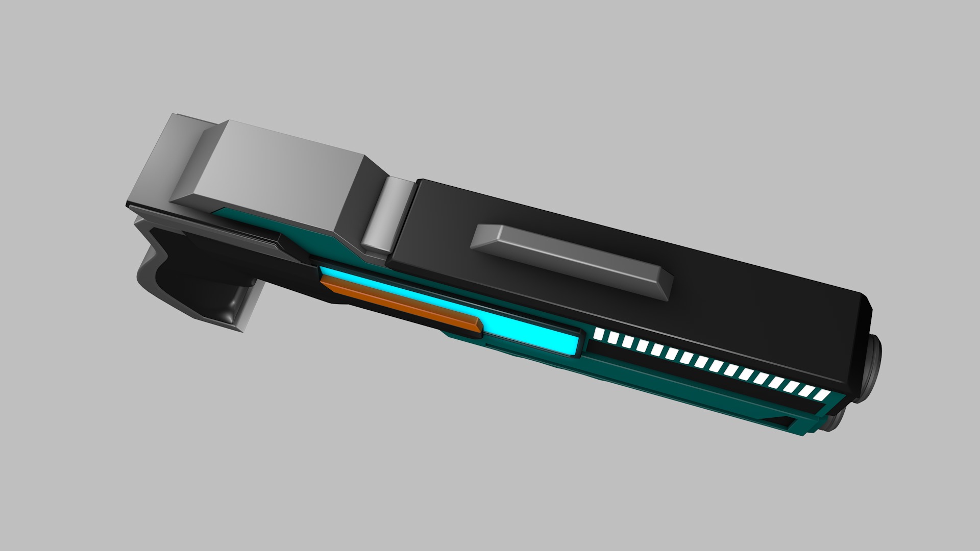 Sci Fi Gun 3D model_6