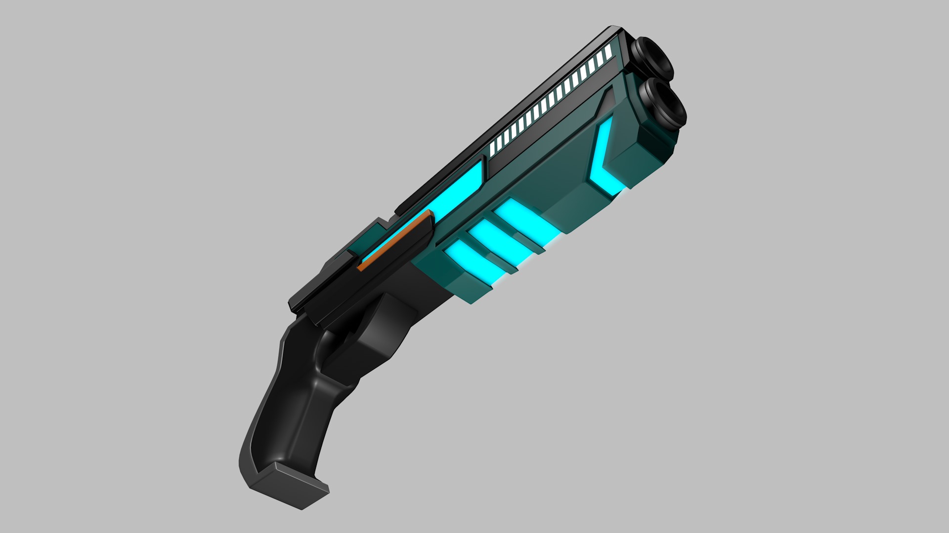 Sci Fi Gun 3D model_5
