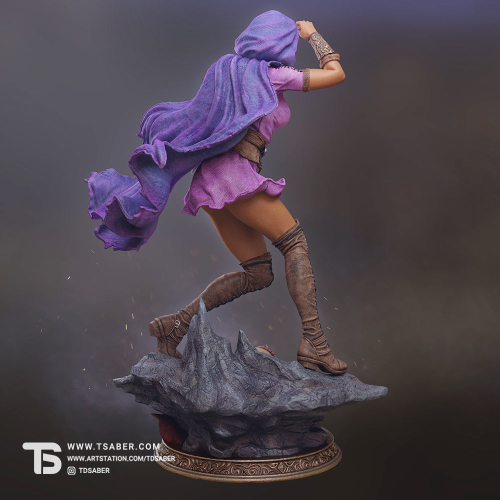 Rogue Statue 3D print model_6