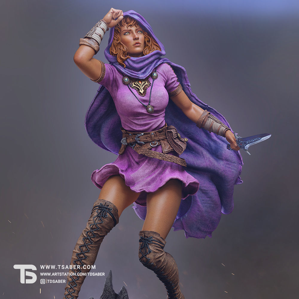 Rogue Statue 3D print model_10