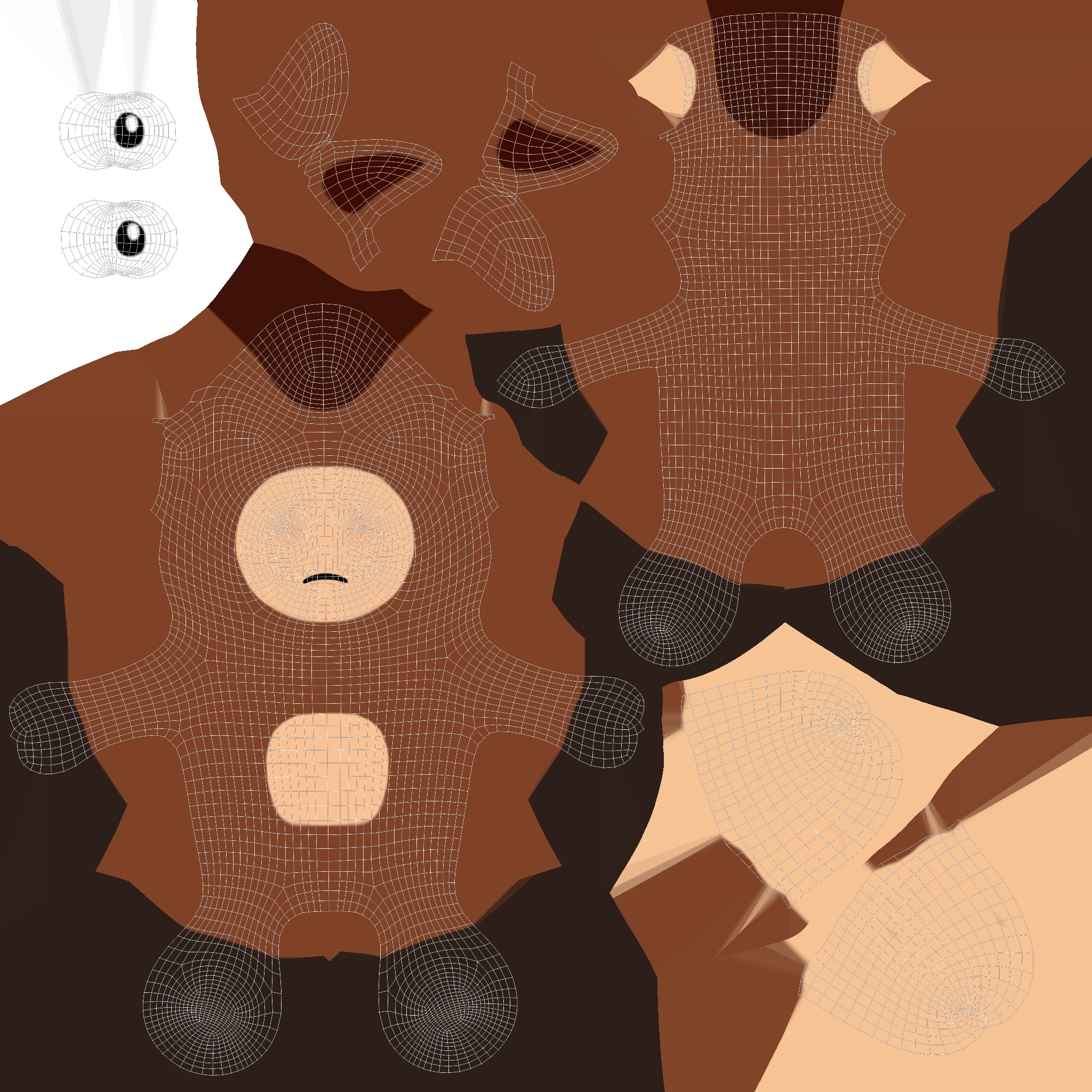 High-Quality 3D Cute Bull Animated for Games Low-poly 3D model_14