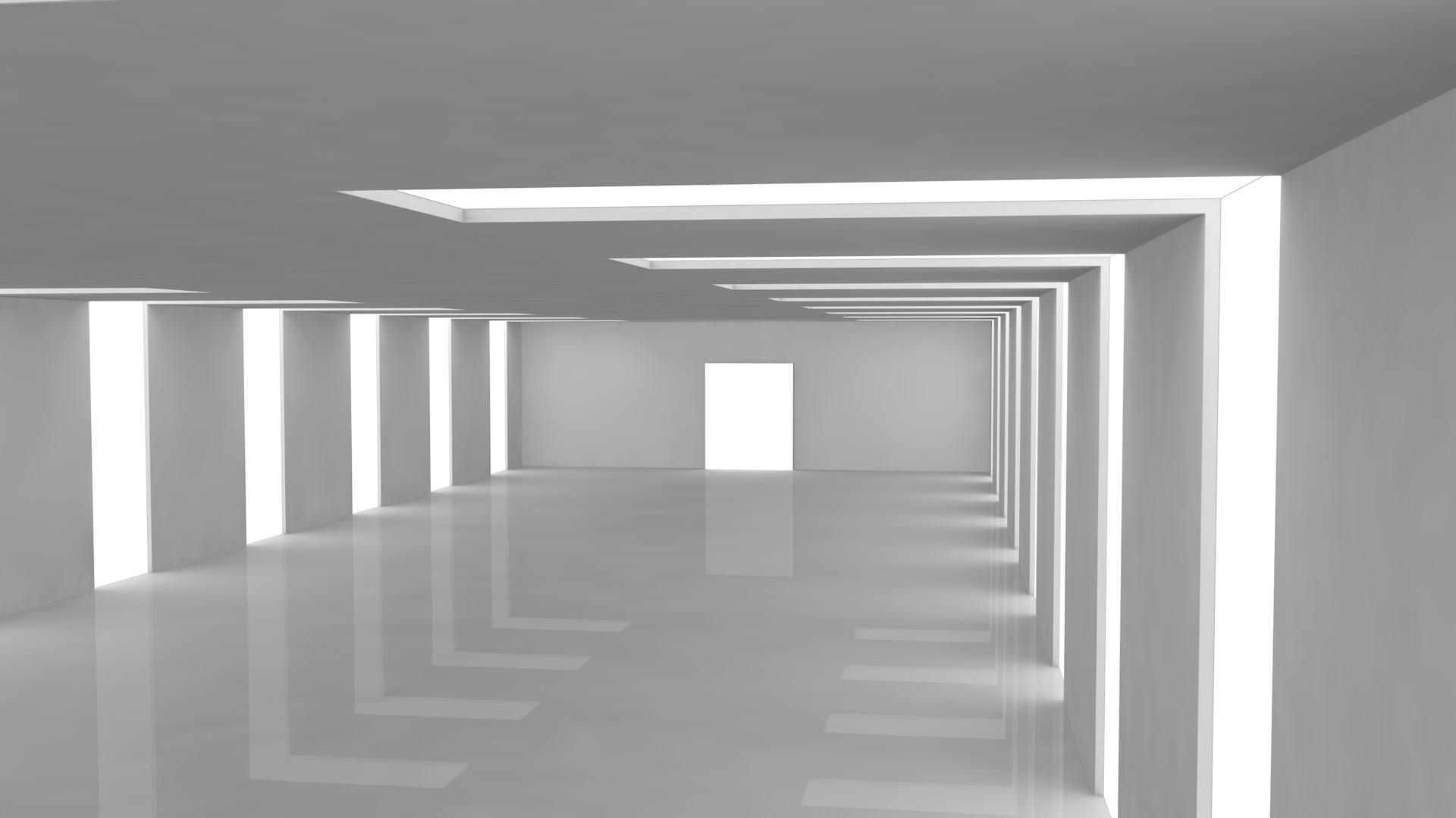 Sci Fi Interior Low-poly 3D model_2