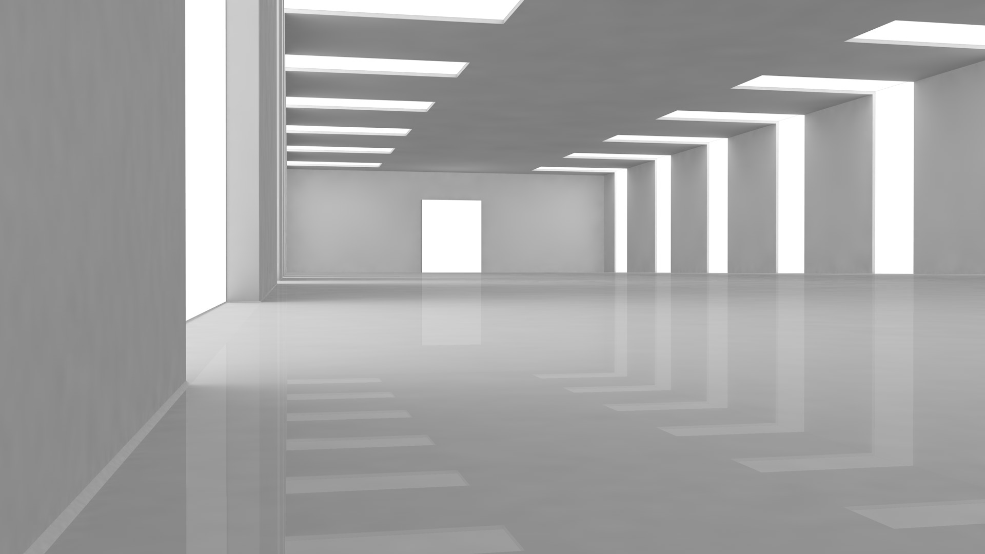 Sci Fi Interior Low-poly 3D model_1