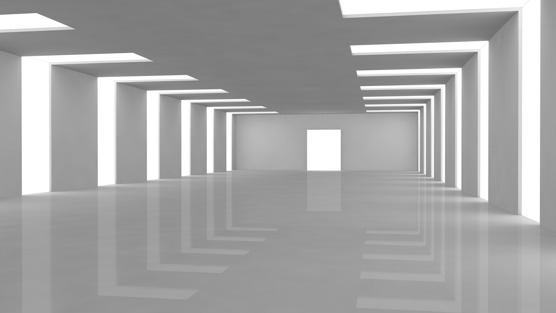 Sci Fi Interior Low-poly 3D model_3