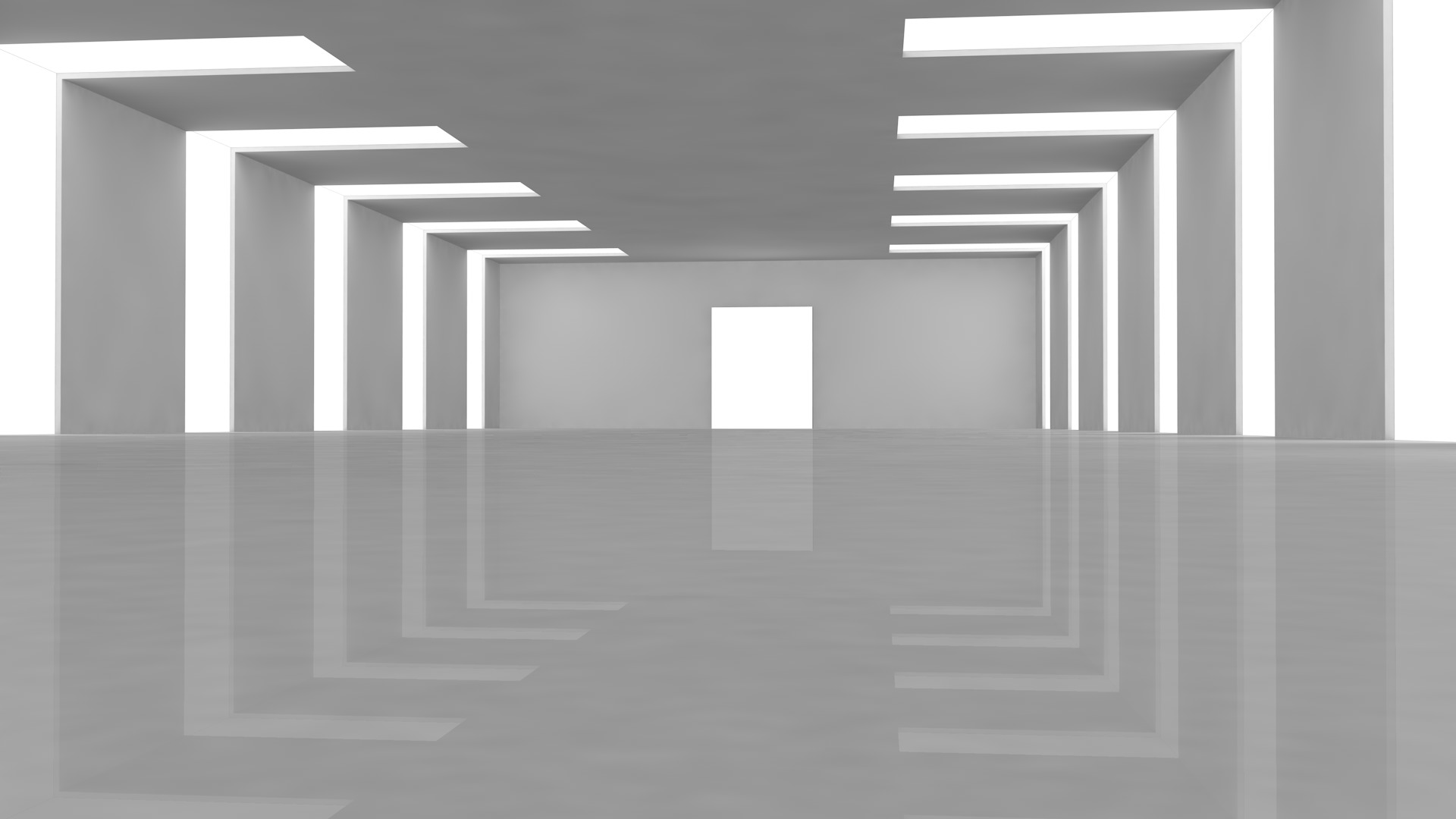 Sci Fi Interior Low-poly 3D model_7