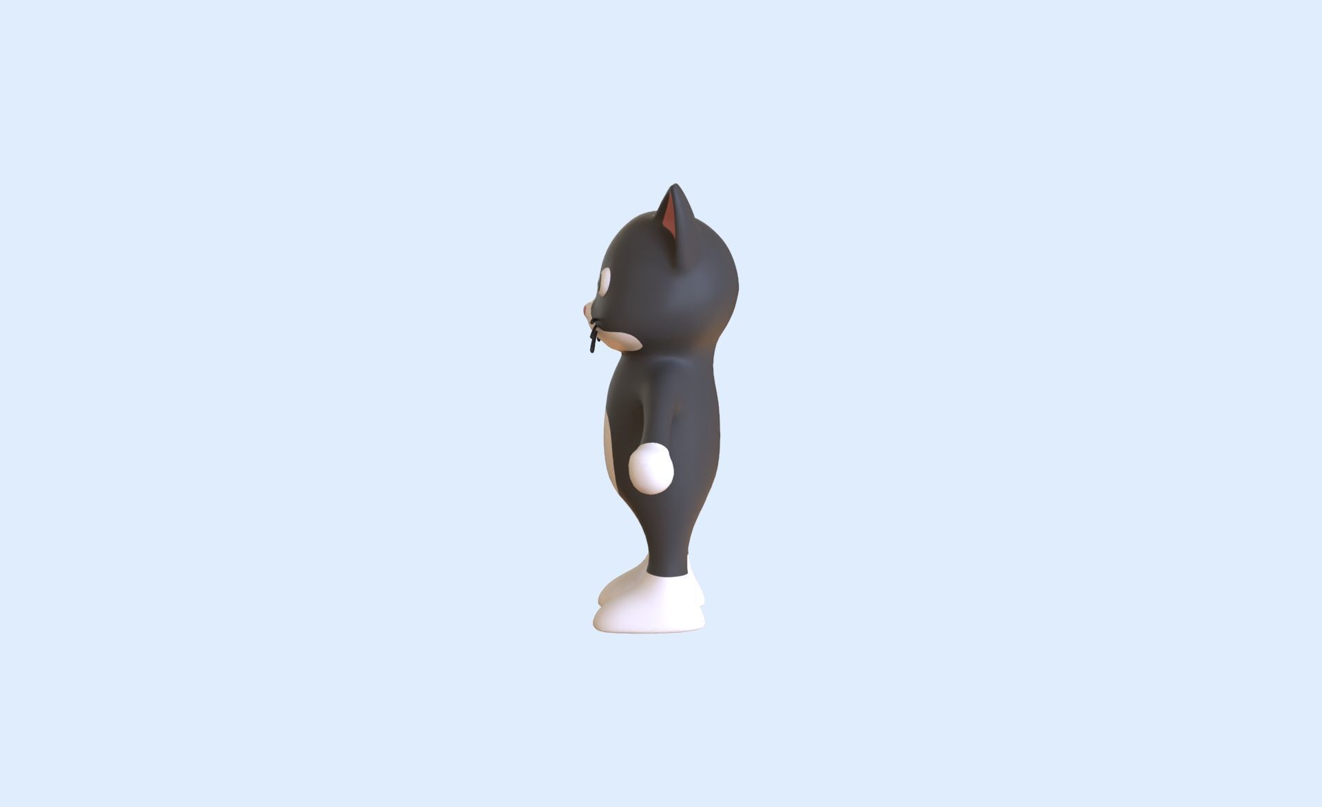 High-Quality 3D Cute Cat - Animated for Games Low-poly 3D model_7