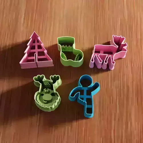 Cookie Cutter Set - 220 3D print model Cookie Cutter Set - 220 3D print model