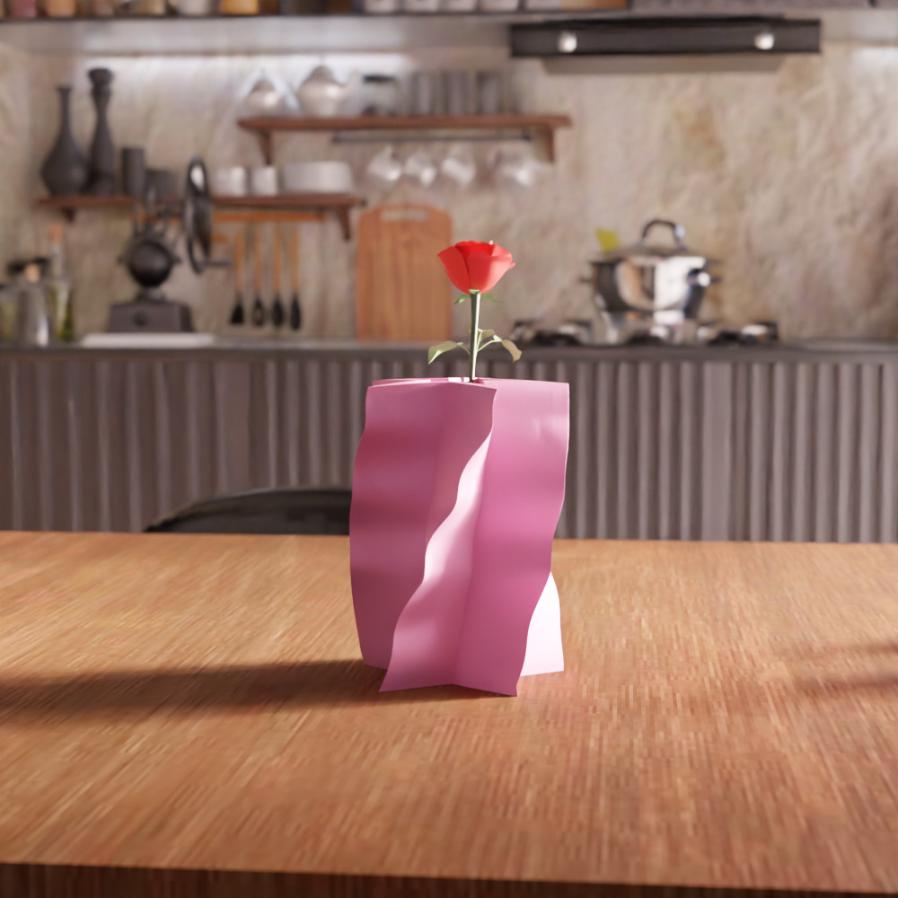 Star Shaped Vase - 209 3D print model_3