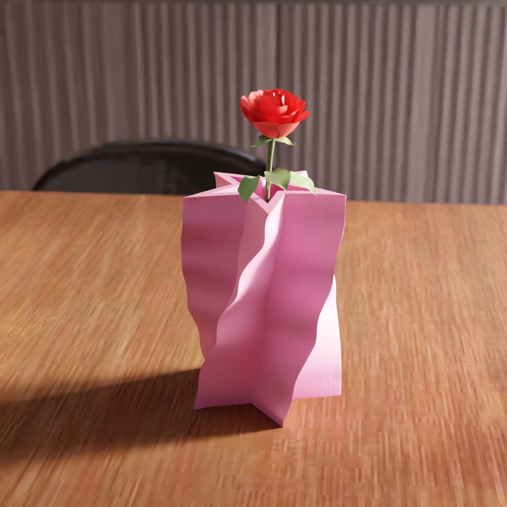 Star Shaped Vase - 209 3D print model_5