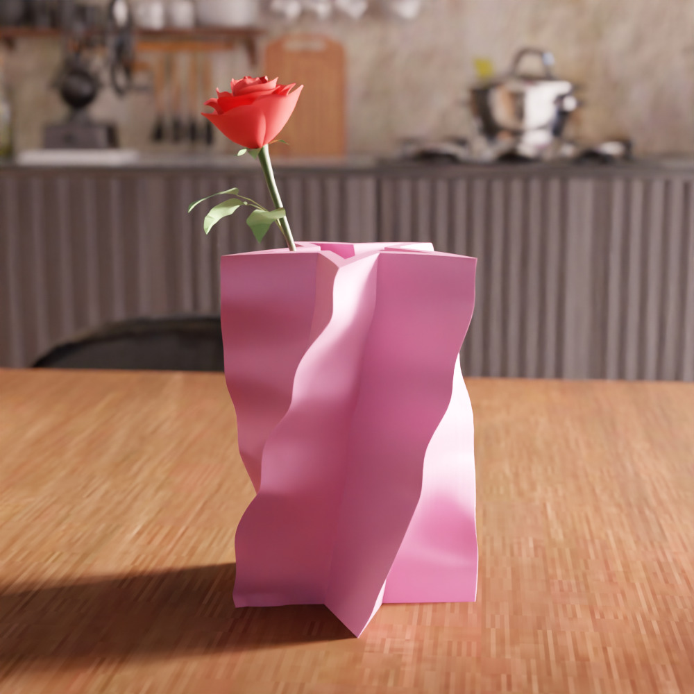 Star Shaped Vase - 209 3D print model_1