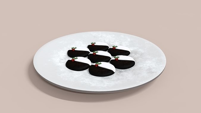 Cookies for Christmas 2 Low-poly 3D model