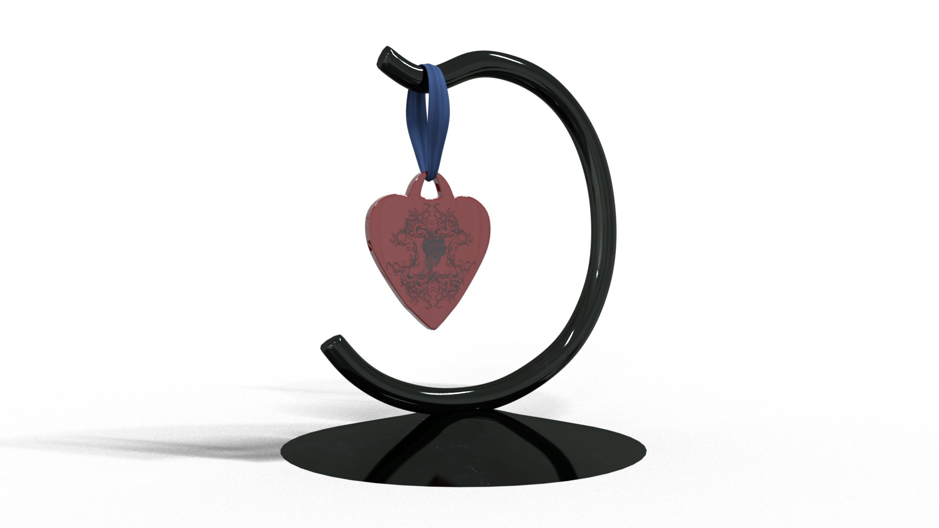 Gothic Christmas Tabletop Decoration Low-poly 3D model_2