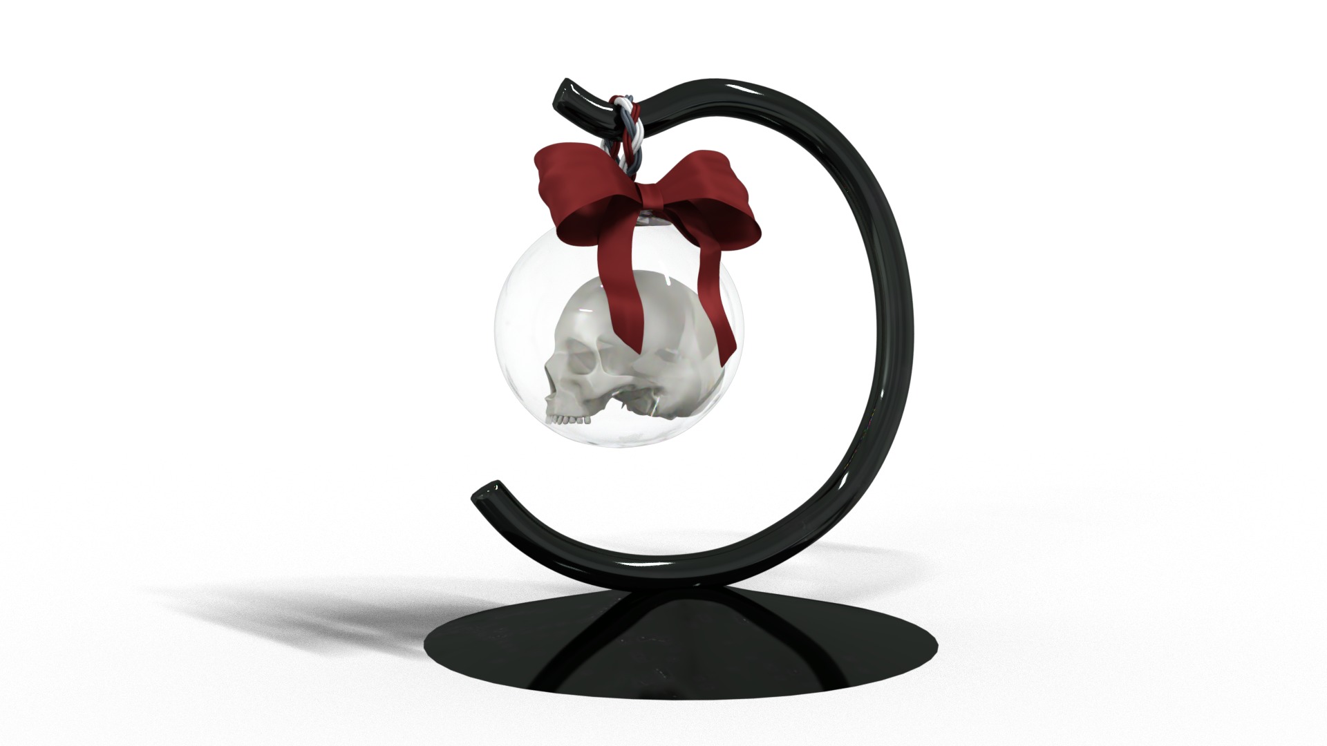 Gothic Christmas Tabletop Decoration Low-poly 3D model_4