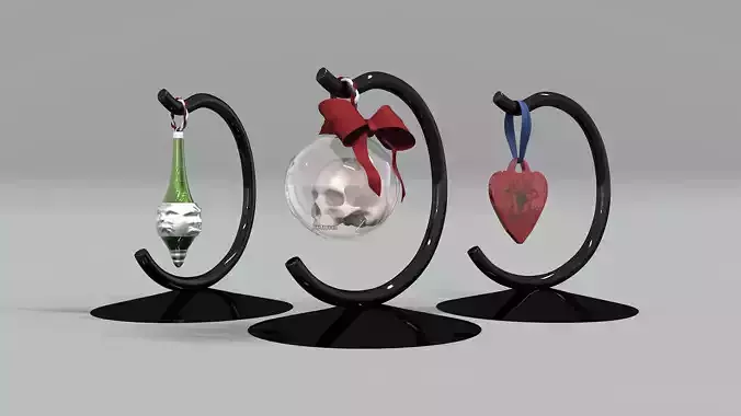 Gothic Christmas Tabletop Decoration