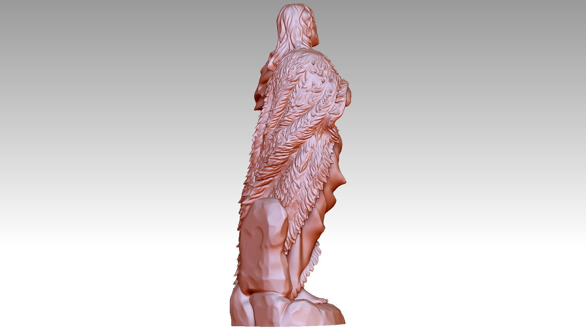 Saint John the Baptist 3D print model_5