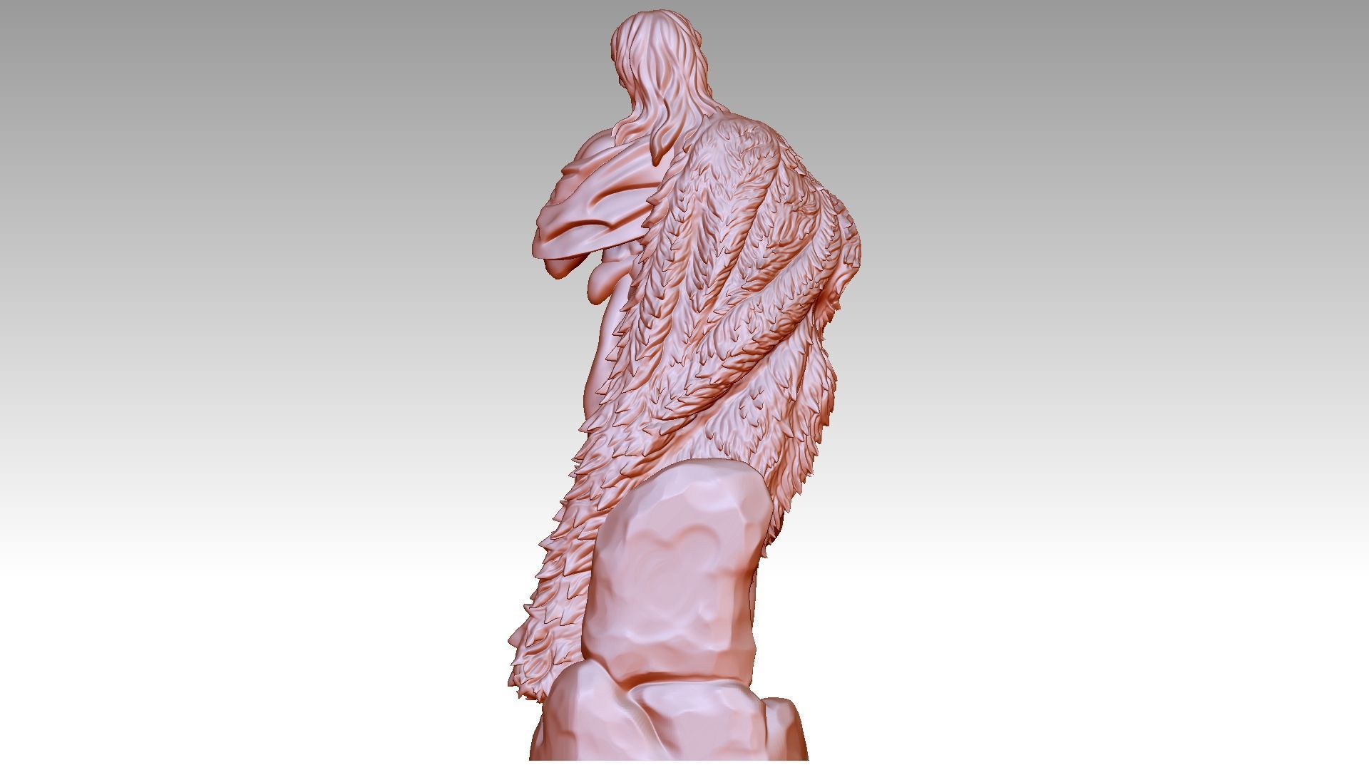 Saint John the Baptist 3D print model_4