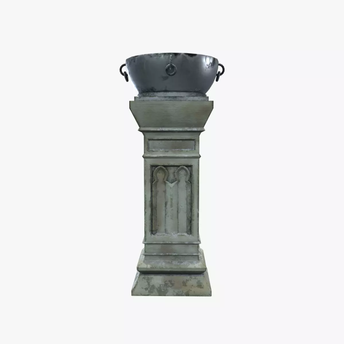 Medieval Torch V23 Low-poly 3D model