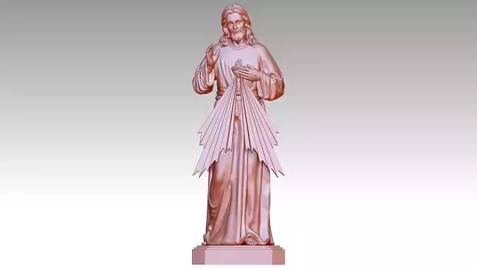 Devine Mercy - Jesus Christ  3D print model