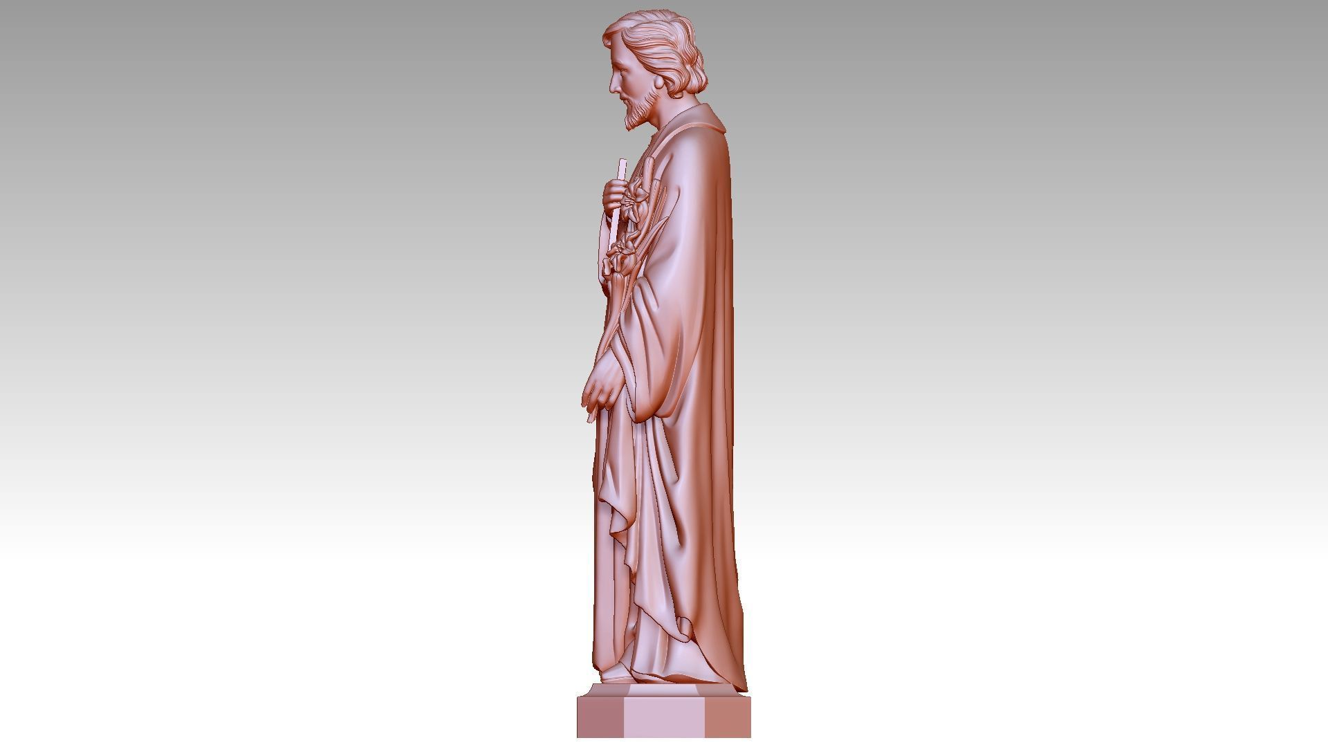 Saint Joseph  3D print model_2