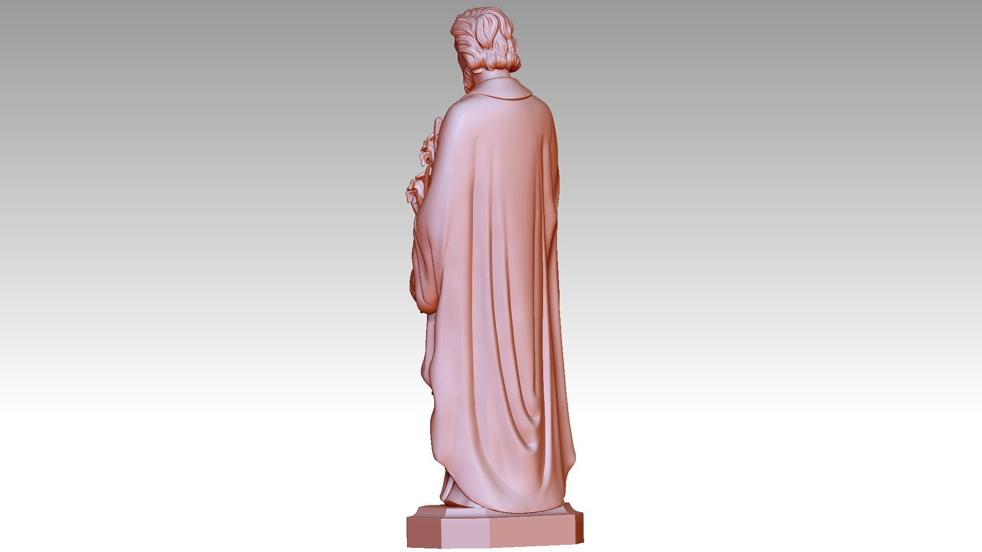 Saint Joseph  3D print model_3