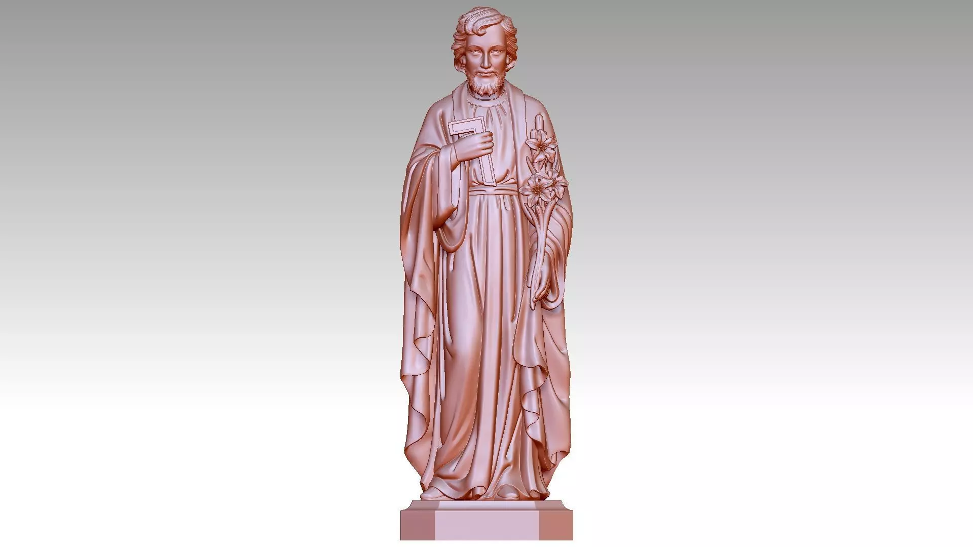 Saint Joseph  3D print model_0