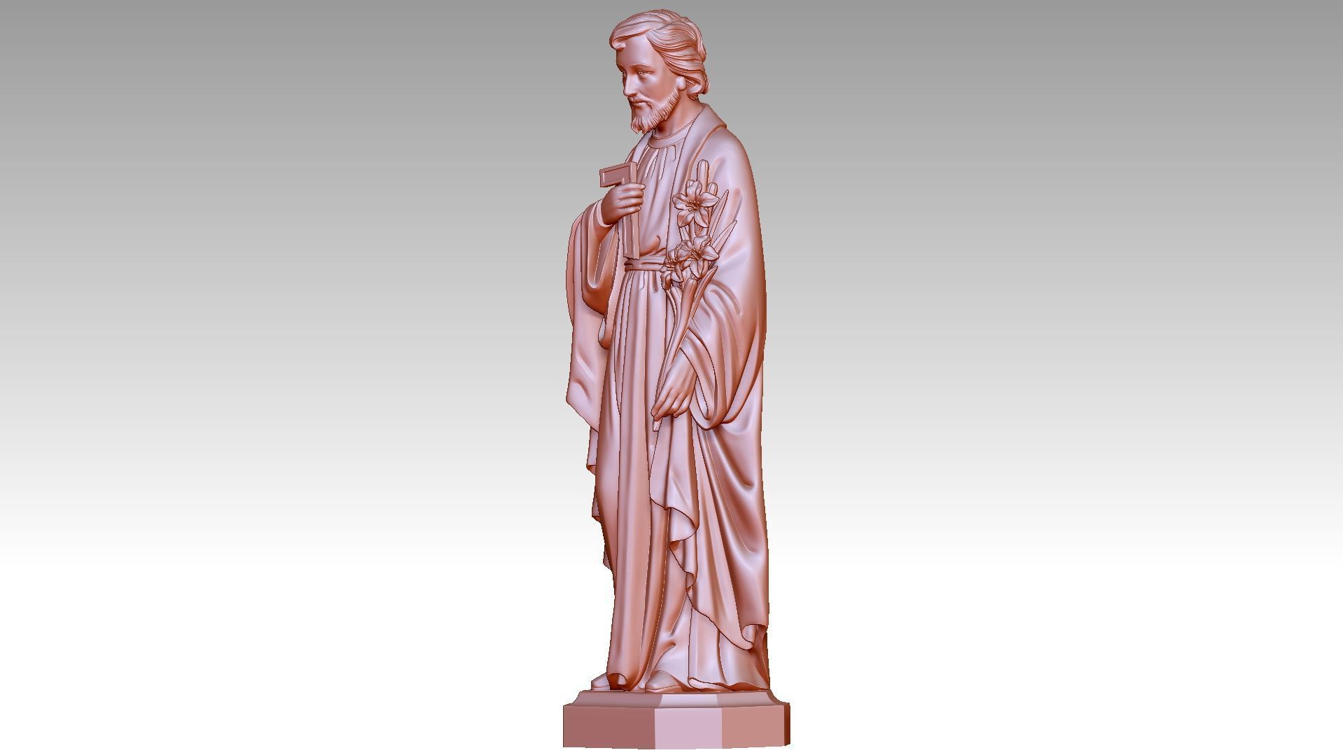 Saint Joseph  3D print model_1