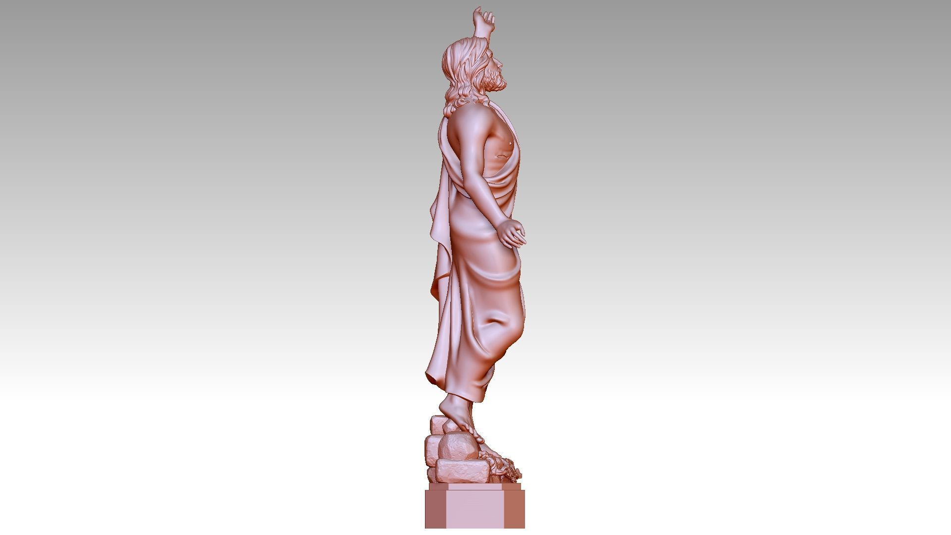 Resurrection of Jesus 3D print model_6