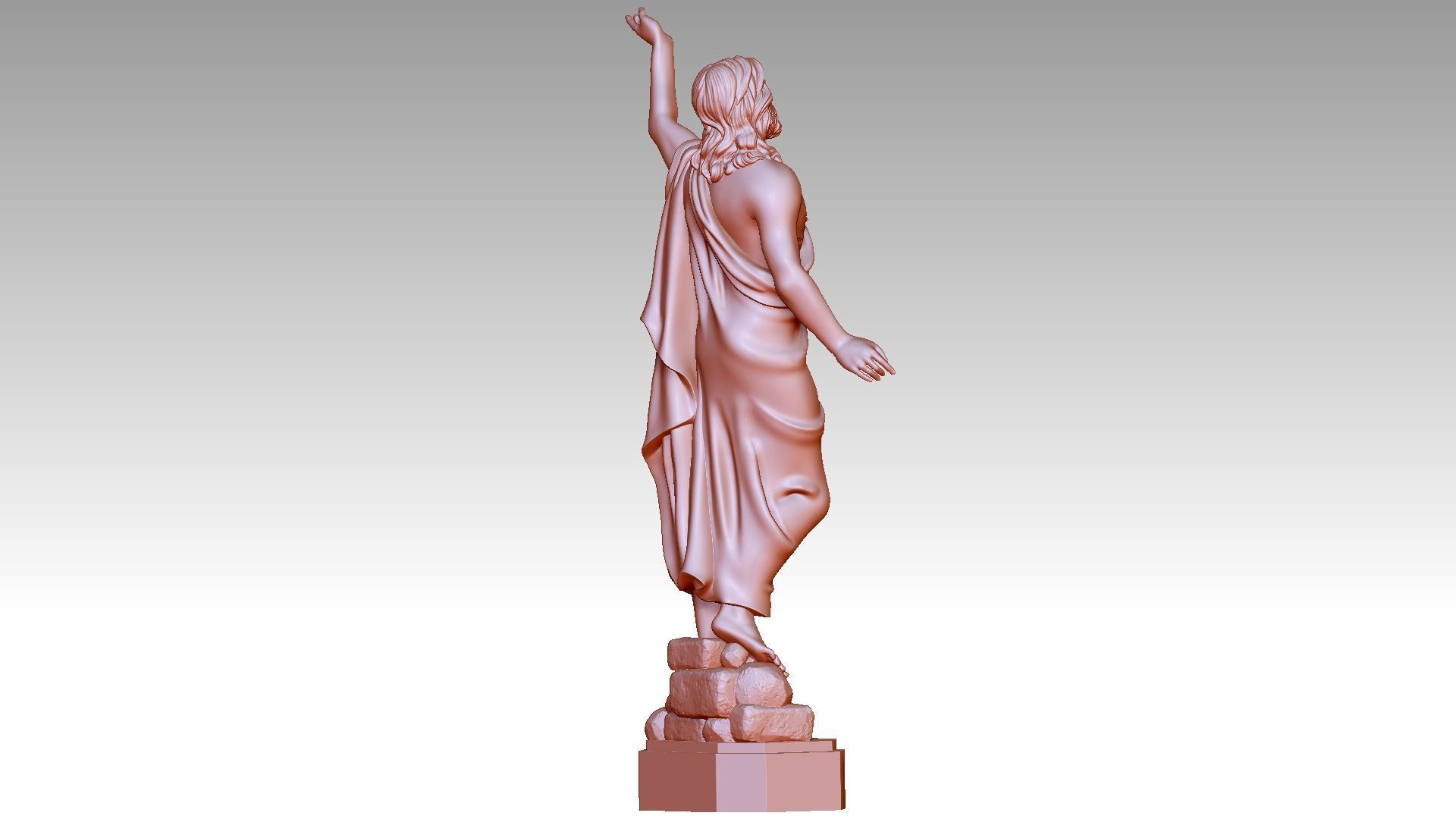 Resurrection of Jesus 3D print model_5