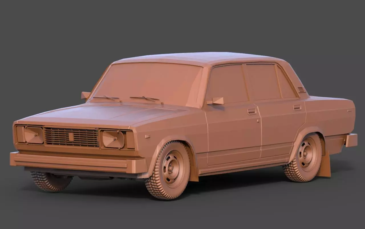 Vaz 2105 3D print model