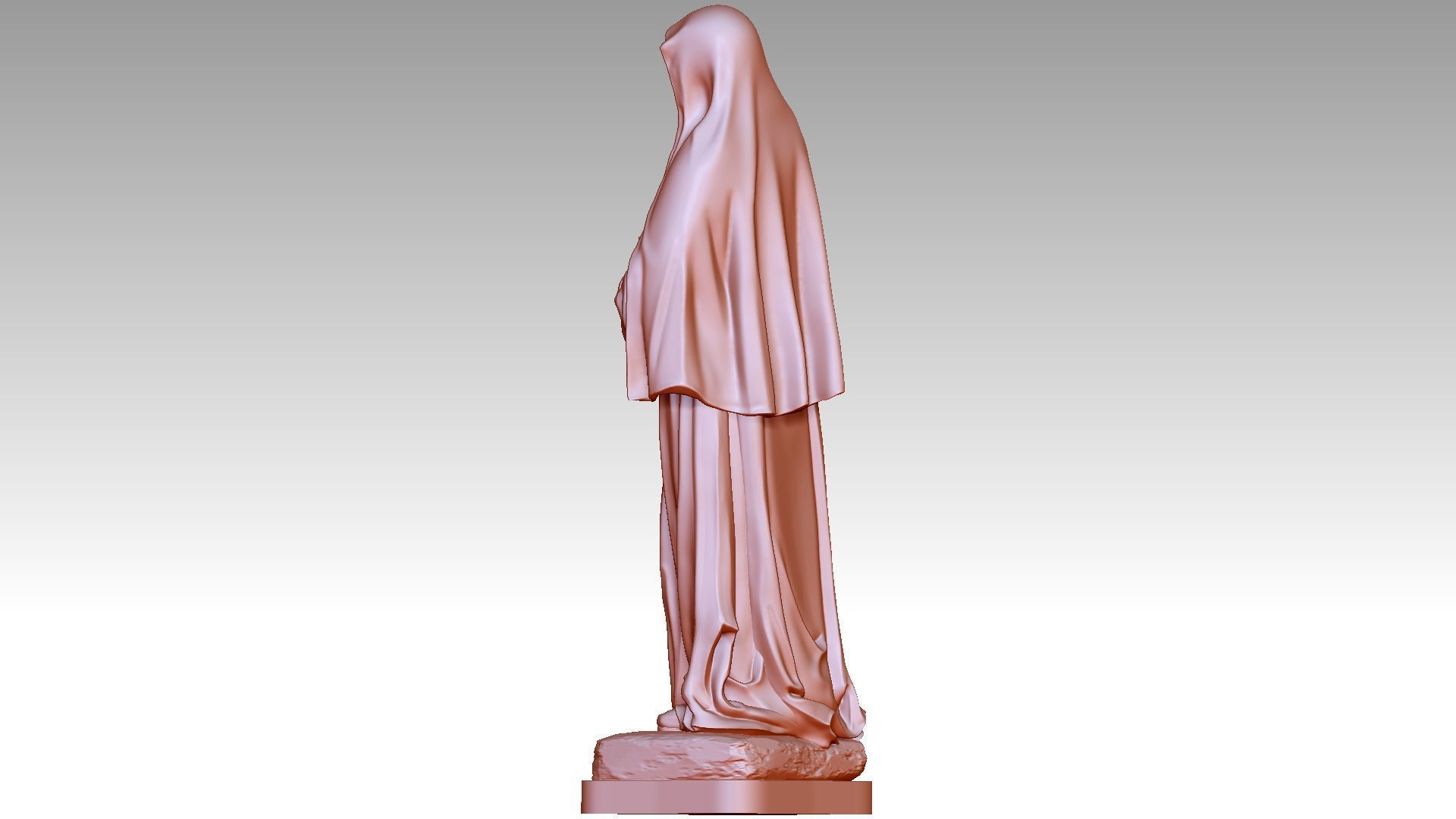 Saint Therese of the Child Jesus 3D print model_3