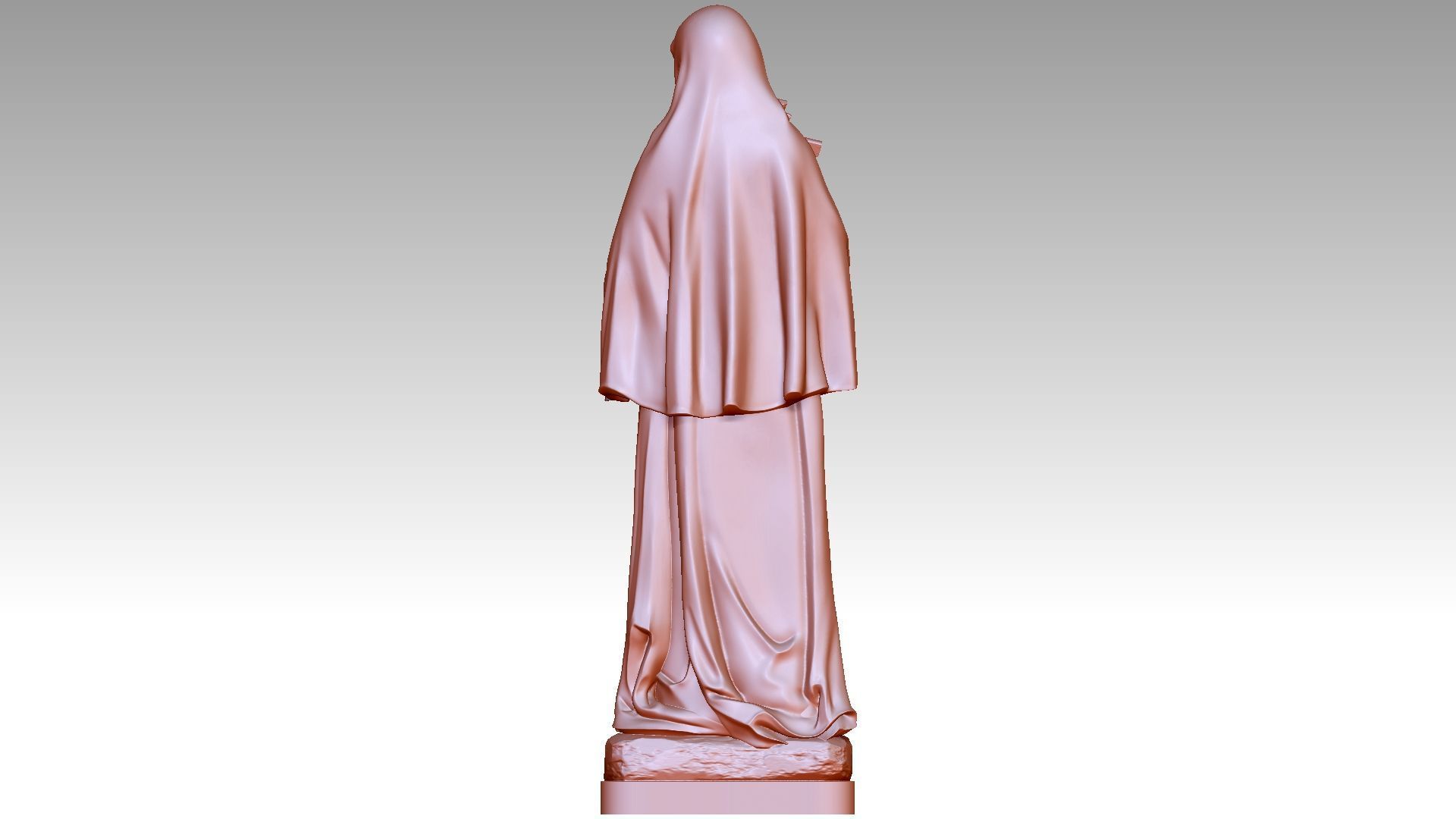 Saint Therese of the Child Jesus 3D print model_4
