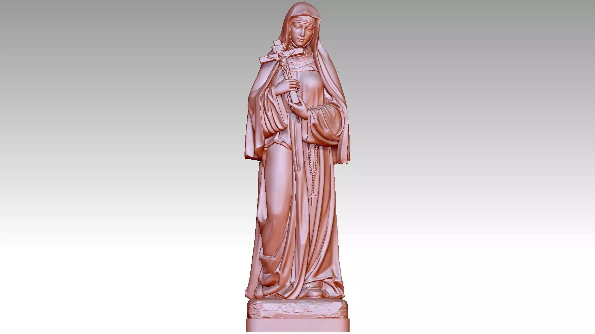 Saint Therese of the Child Jesus 3D print model_0