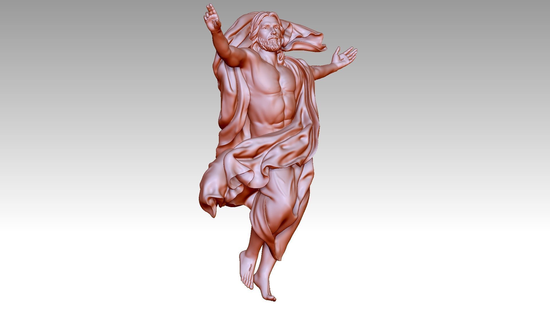 The Ascension of Jesus Christ 3D print model_7