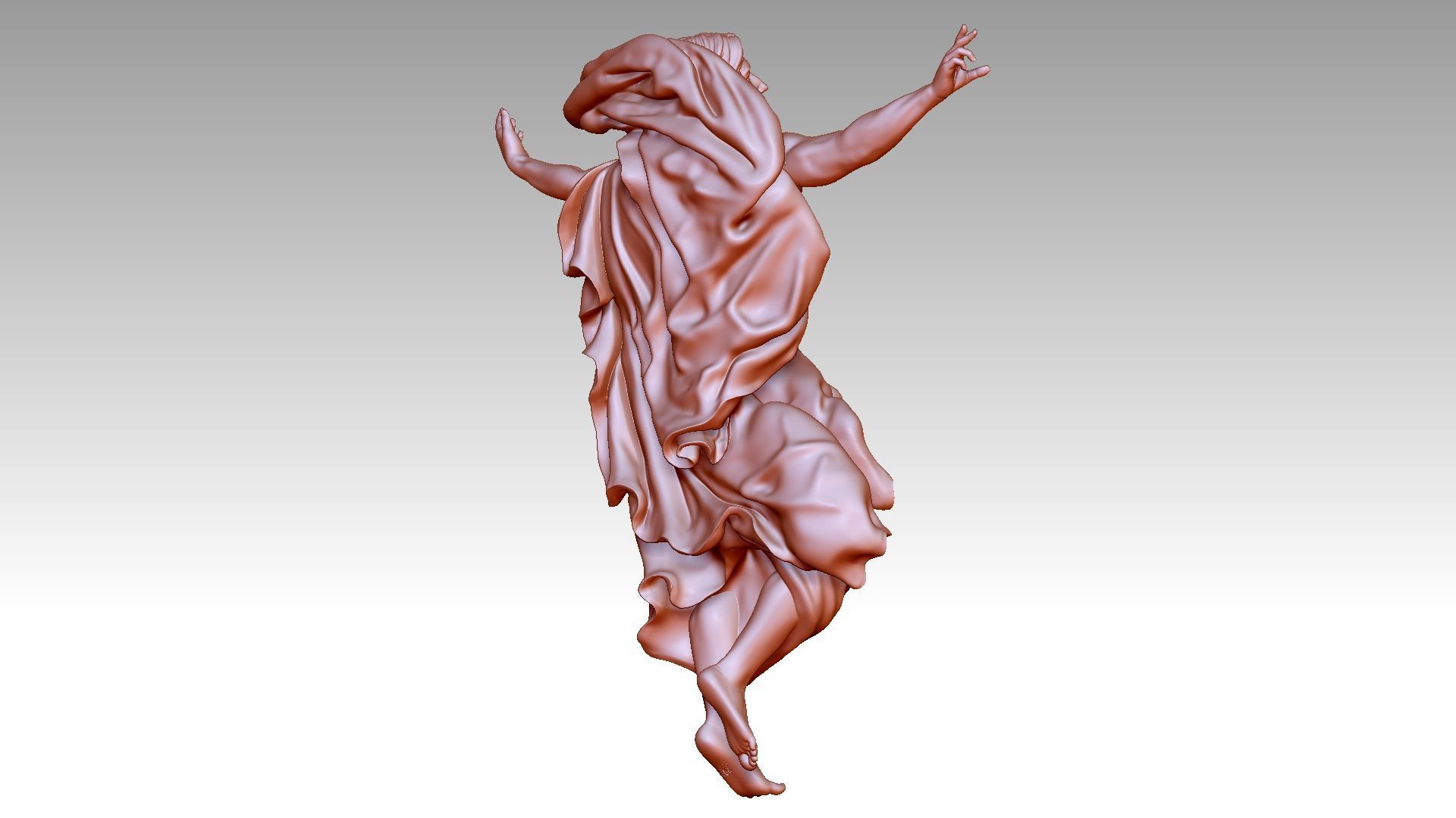 The Ascension of Jesus Christ 3D print model_5