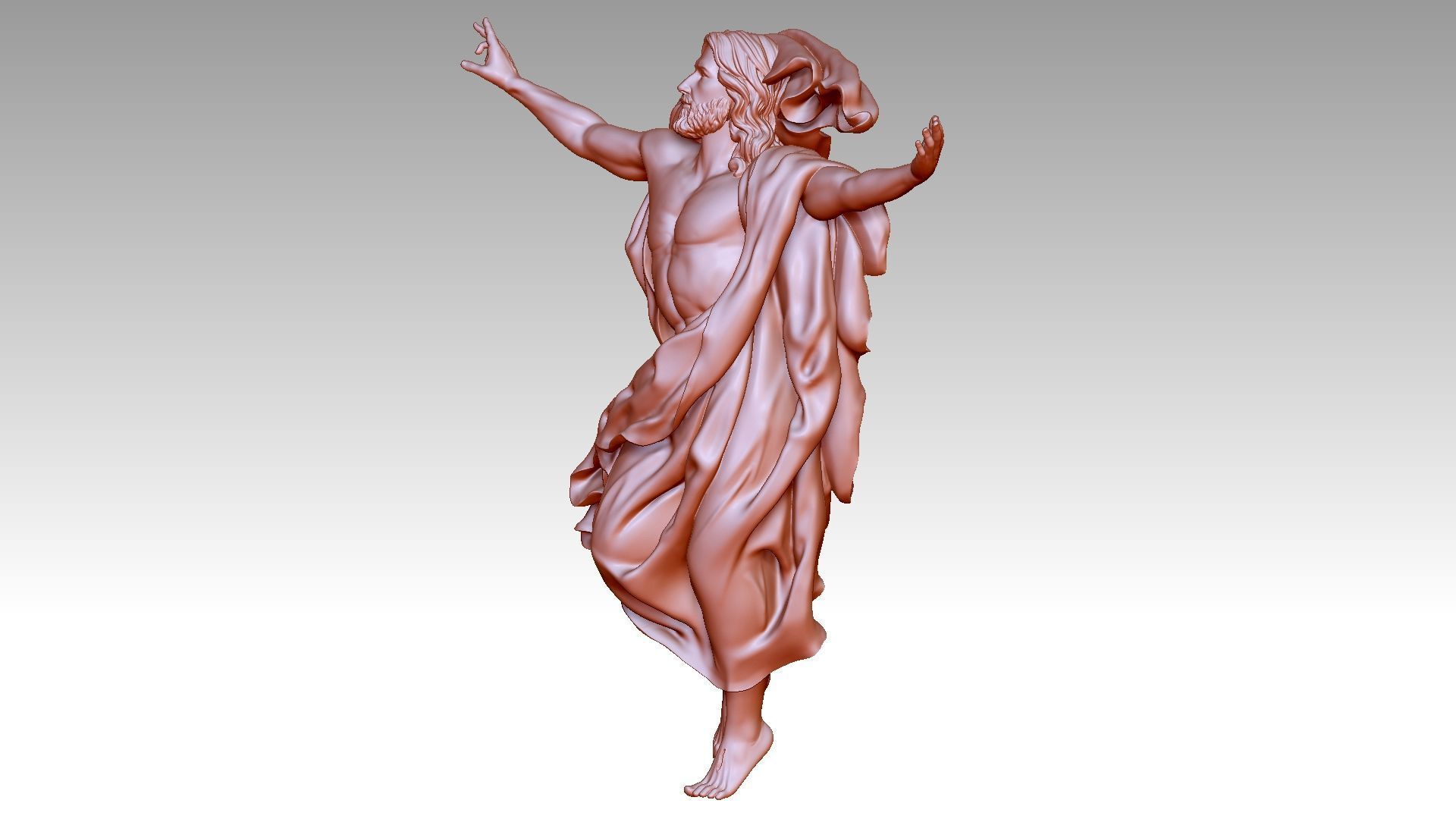 The Ascension of Jesus Christ 3D print model_1