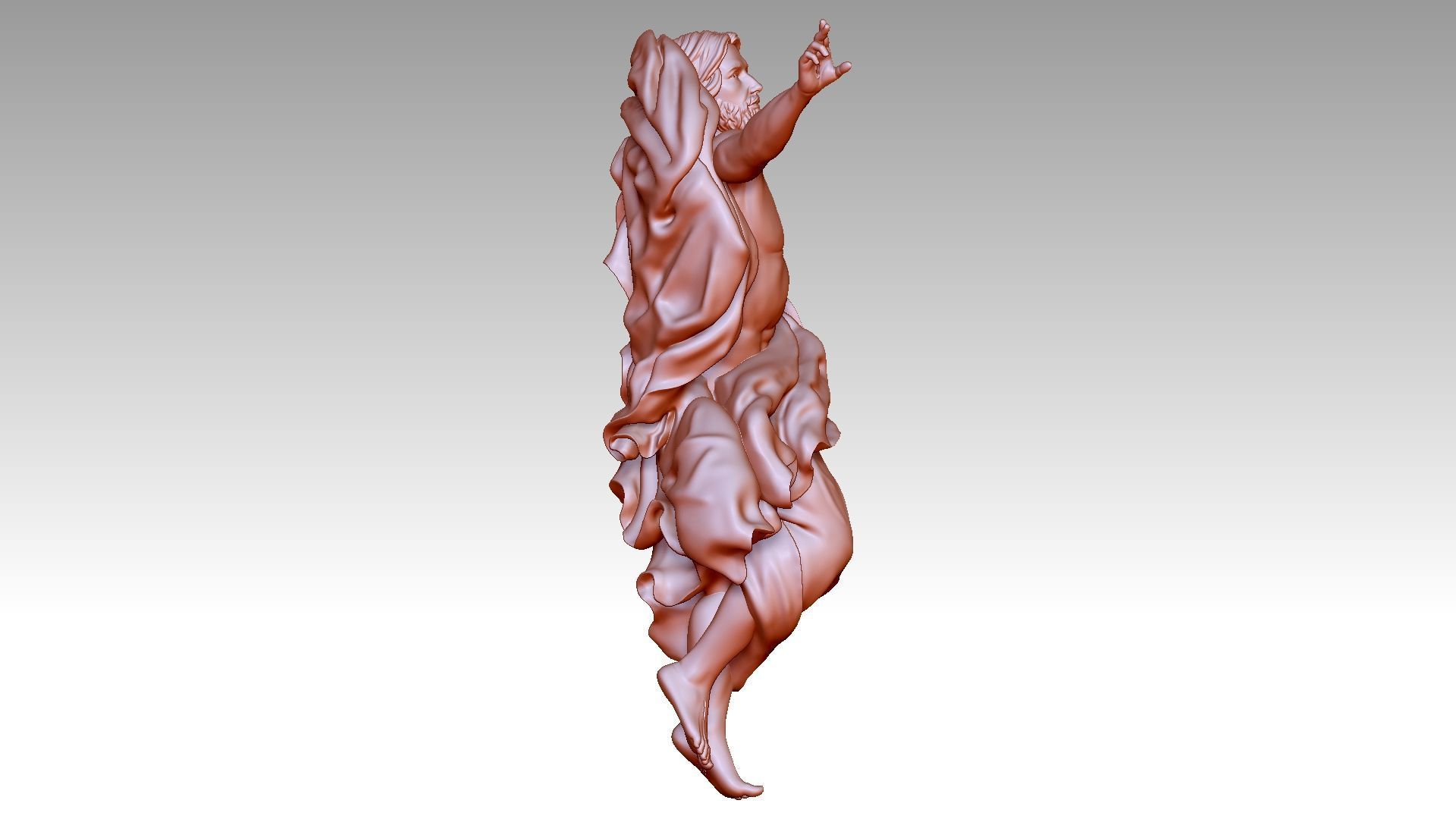 The Ascension of Jesus Christ 3D print model_6