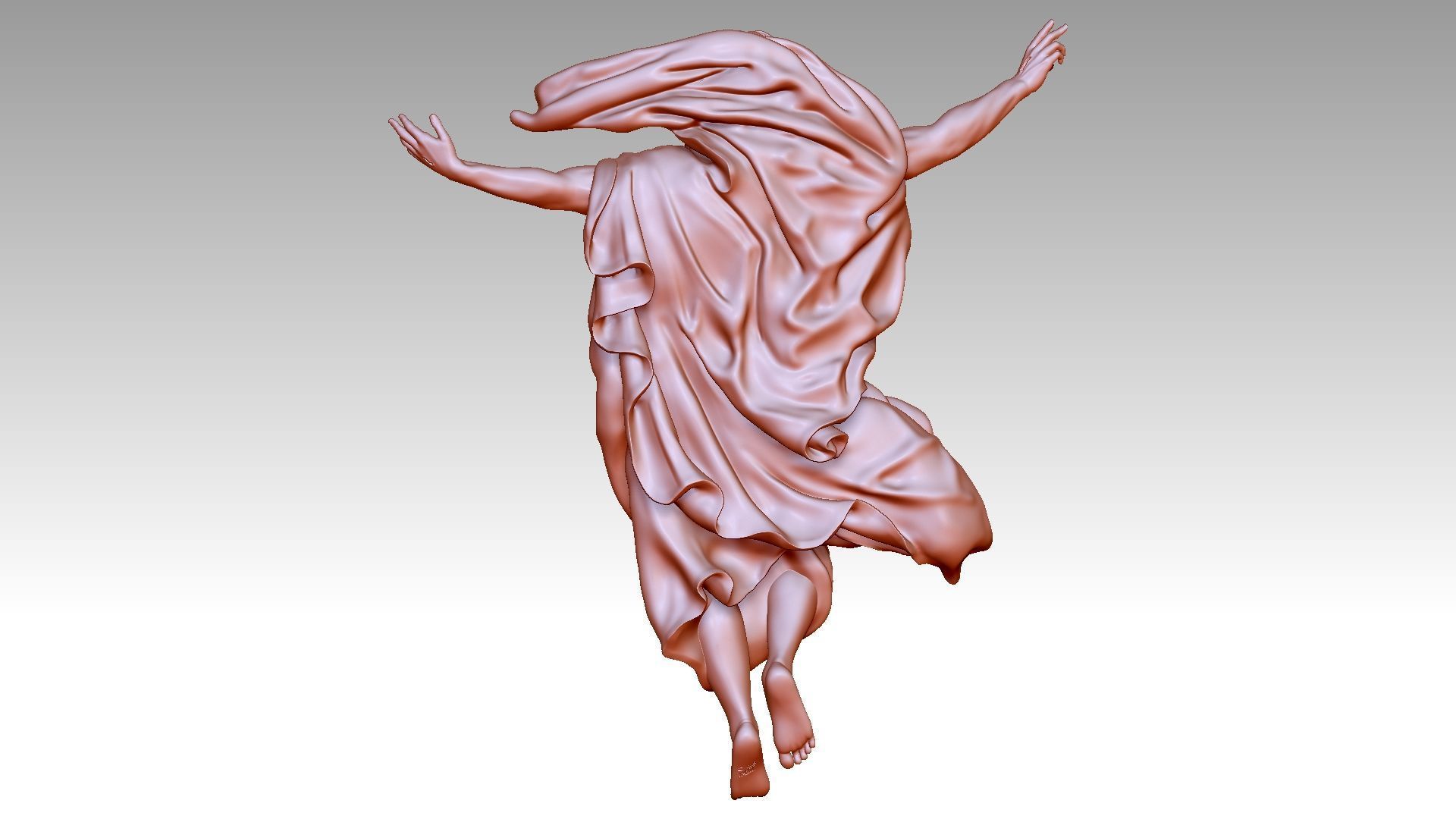 The Ascension of Jesus Christ 3D print model_4
