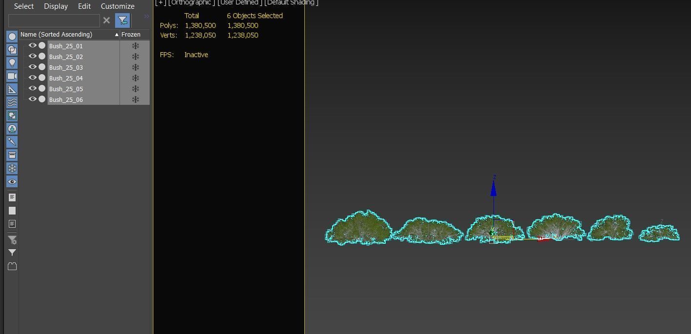 Bush collection 25 3D model_6