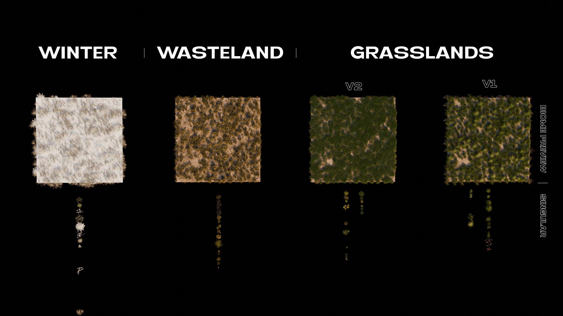Grass Pack 3 Biomes 3D model_1