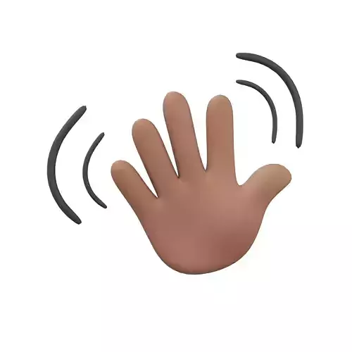 Wave Hand Icon v1 003