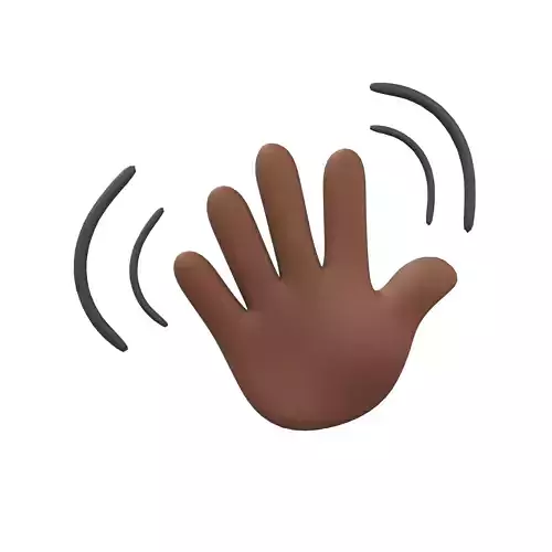 Wave Hand Icon v1 004