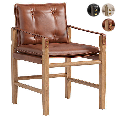 James Dining Arm Chair Low-poly 3D model