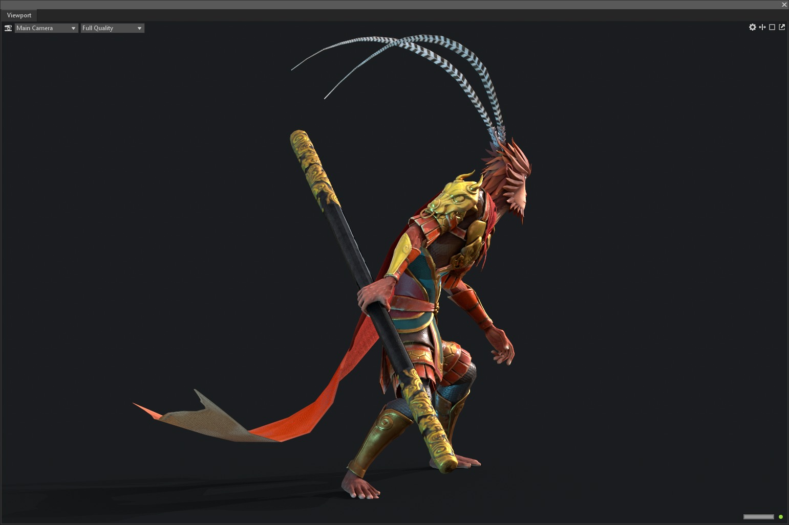 Sun Wukong Low-poly 3D model_27