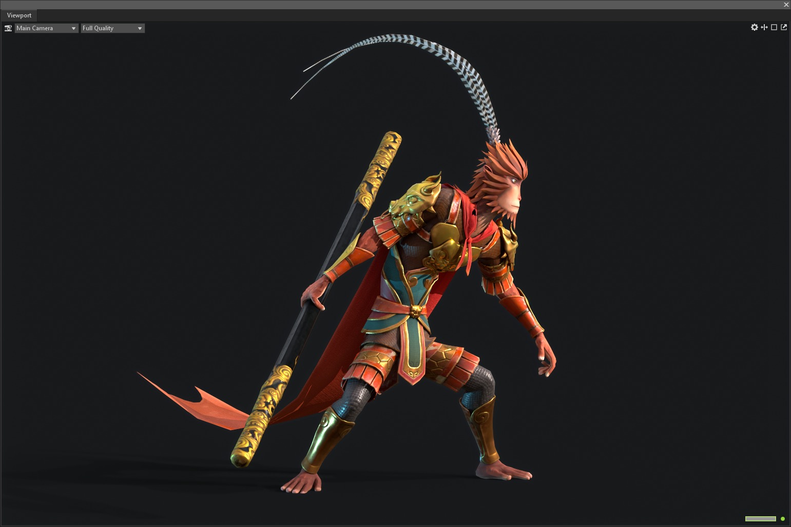 Sun Wukong Low-poly 3D model_28