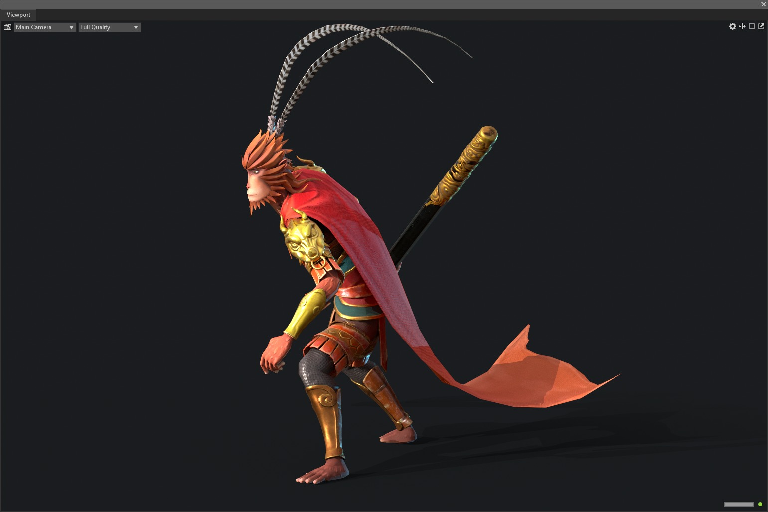 Sun Wukong Low-poly 3D model_24